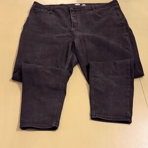 Old Navy Rockstar Super Skinny High Rise Black Jeans